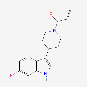 1-[4-(6-Fluoro-1H-indol-3-yl)piperidin-1-yl]prop-2-en-1-one