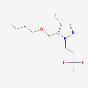 5-(butoxymethyl)-4-iodo-1-(3,3,3-trifluoropropyl)-1H-pyrazole