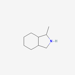 molecular formula C9H17N B2972489 1-methyl-2,3,3a,4,5,6,7,7a-octahydro-1H-isoindole CAS No. 94629-33-1