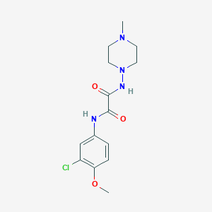 N1-(3-chloro-4-methoxyphenyl)-N2-(4-methylpiperazin-1-yl)oxalamide