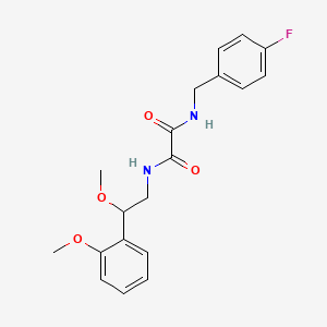 N1-(4-fluorobenzyl)-N2-(2-methoxy-2-(2-methoxyphenyl)ethyl)oxalamide