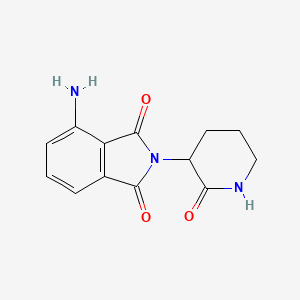 4-Amino-2-(2-oxopiperidin-3-yl)isoindoline-1,3-dione