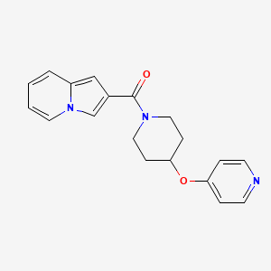 Indolizin-2-yl(4-(pyridin-4-yloxy)piperidin-1-yl)methanone
