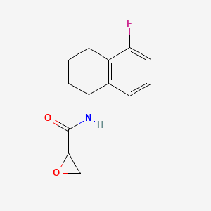 N-(5-Fluoro-1,2,3,4-tetrahydronaphthalen-1-yl)oxirane-2-carboxamide