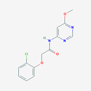 2-(2-chlorophenoxy)-N-(6-methoxypyrimidin-4-yl)acetamide
