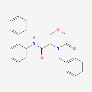 N-([1,1'-biphenyl]-2-yl)-4-benzyl-5-oxomorpholine-3-carboxamide