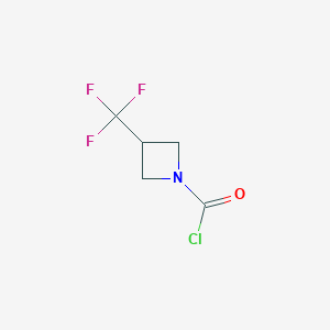 3-(Trifluoromethyl)azetidine-1-carbonyl chloride