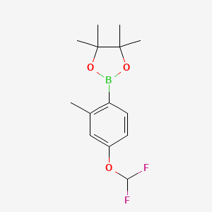 2-[4-(Difluoromethoxy)-2-methylphenyl]-4,4,5,5-tetramethyl-1,3,2-dioxaborolane