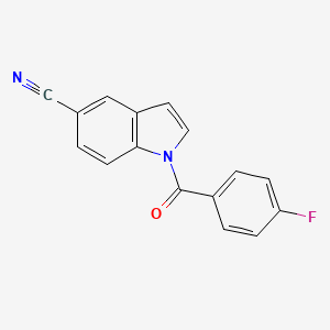 1-[(4-fluorophenyl)carbonyl]-1H-indole-5-carbonitrile