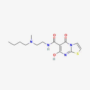 N-(2-(butyl(methyl)amino)ethyl)-7-hydroxy-5-oxo-5H-thiazolo[3,2-a]pyrimidine-6-carboxamide