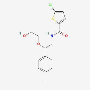 5-chloro-N-(2-(2-hydroxyethoxy)-2-(p-tolyl)ethyl)thiophene-2-carboxamide