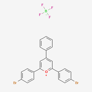 2,6-Bis(4-bromophenyl)-4-phenylpyran-1-ylium tetrafluoroborate