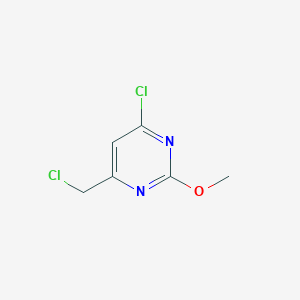4-Chloro-6-(chloromethyl)-2-methoxypyrimidine