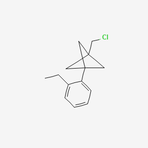 1-(Chloromethyl)-3-(2-ethylphenyl)bicyclo[1.1.1]pentane