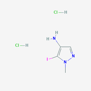 5-iodo-1-methyl-1H-pyrazol-4-amine dihydrochloride