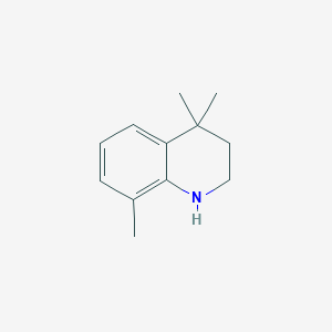 molecular formula C12H17N B2972880 4,4,8-三甲基-1,2,3,4-四氢喹啉 CAS No. 1187933-42-1