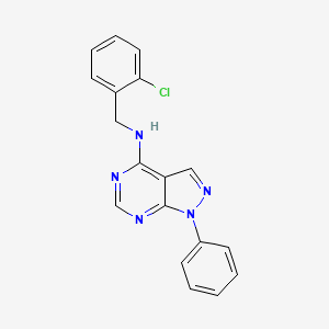 N-(2-chlorobenzyl)-1-phenyl-1H-pyrazolo[3,4-d]pyrimidin-4-amine