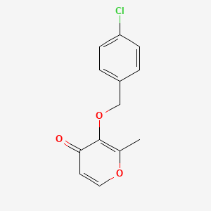 3-[(4-chlorobenzyl)oxy]-2-methyl-4H-pyran-4-one