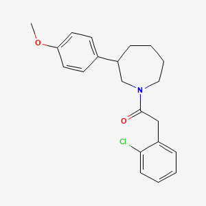 2-(2-Chlorophenyl)-1-(3-(4-methoxyphenyl)azepan-1-yl)ethanone
