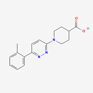 1-(6-(o-Tolyl)pyridazin-3-yl)piperidine-4-carboxylic acid