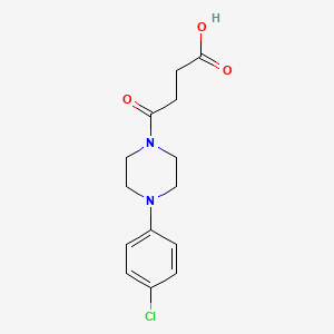 4-[4-(4-Chlorophenyl)piperazin-1-yl]-4-oxobutanoic acid