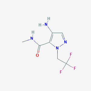 4-Amino-N-methyl-1-(2,2,2-trifluoroethyl)-1H-pyrazole-5-carboxamide