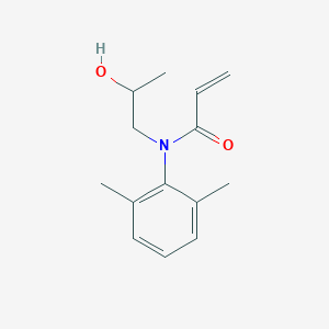 molecular formula C14H19NO2 B2972924 N-(2,6-Dimethylphenyl)-N-(2-hydroxypropyl)prop-2-enamide CAS No. 2361656-17-7