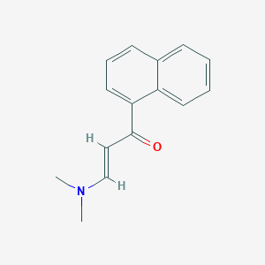 molecular formula C15H15NO B2972926 (2E)-3-(dimethylamino)-1-(1-naphthyl)prop-2-en-1-one CAS No. 145799-89-9