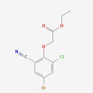 Ethyl 2-(4-bromo-2-chloro-6-cyanophenoxy)acetate