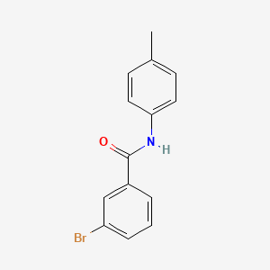 molecular formula C14H12BrNO B2972959 3-bromo-N-(4-methylphenyl)benzamide CAS No. 331864-51-8