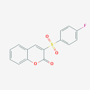 molecular formula C15H9FO4S B2972972 3-(4-fluorobenzenesulfonyl)-2H-chromen-2-one CAS No. 866344-48-1