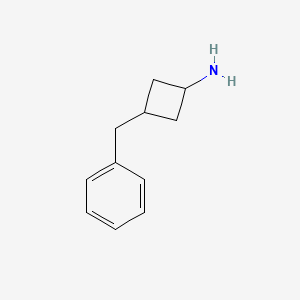 molecular formula C11H15N B2972987 3-Benzylcyclobutanamine CAS No. 1398504-03-4