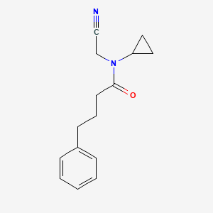 N-(cyanomethyl)-N-cyclopropyl-4-phenylbutanamide