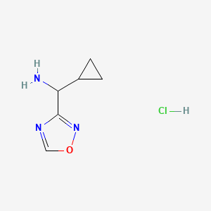 Cyclopropyl(1,2,4-oxadiazol-3-yl)methanamine hydrochloride