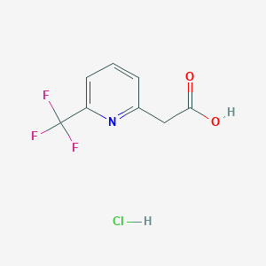 2-[6-(Trifluoromethyl)pyridin-2-yl]acetic acid hydrochloride