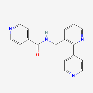 N-([2,4'-bipyridin]-3-ylmethyl)isonicotinamide