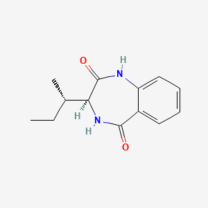molecular formula C13H16N2O2 B2973064 (3S)-3-sec-butyl-3,4-dihydro-1H-1,4-benzodiazepine-2,5-dione CAS No. 1212233-39-0