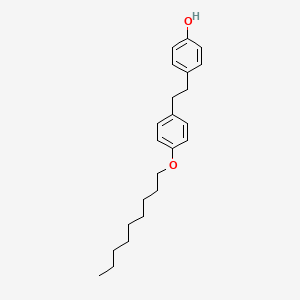 4-[4-(Nonyloxy)phenethyl]benzenol