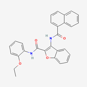 3-(1-naphthamido)-N-(2-ethoxyphenyl)benzofuran-2-carboxamide