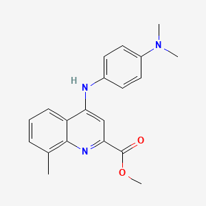 N-(4-chlorophenyl)-4-(3-piperidin-1-ylpyrazin-2-yl)benzamide