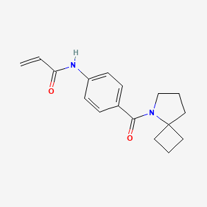 N-[4-(5-Azaspiro[3.4]octane-5-carbonyl)phenyl]prop-2-enamide