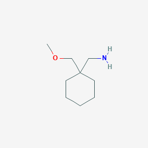 [1-(Methoxymethyl)cyclohexyl]methanamine