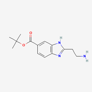Tert-butyl 2-(2-aminoethyl)-3H-benzimidazole-5-carboxylate