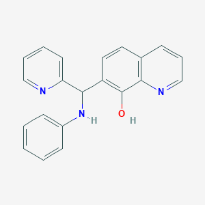 7-[(Phenylamino)(pyridin-2-yl)methyl]quinolin-8-ol