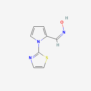 1-(1,3-thiazol-2-yl)-1H-pyrrole-2-carbaldehyde oxime