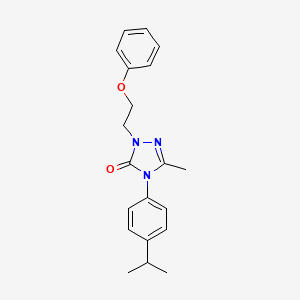 4-(4-isopropylphenyl)-5-methyl-2-(2-phenoxyethyl)-2,4-dihydro-3H-1,2,4-triazol-3-one