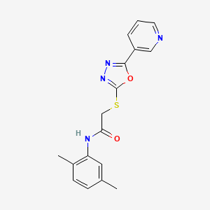 N-(2,5-dimethylphenyl)-2-((5-(pyridin-3-yl)-1,3,4-oxadiazol-2-yl)thio)acetamide