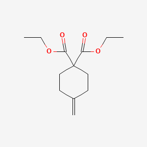 molecular formula C13H20O4 B2973126 环己烷-1,1-二甲酸二乙酯-4-亚甲基 CAS No. 1354932-11-8