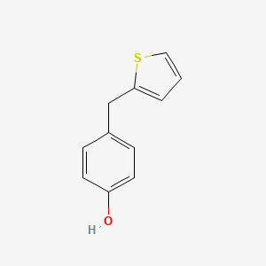 molecular formula C11H10OS B2973156 4-(2-Thienylmethyl)phenol CAS No. 91680-55-6