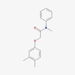 molecular formula C17H19NO2 B297319 2-(3,4-dimethylphenoxy)-N-methyl-N-phenylacetamide 